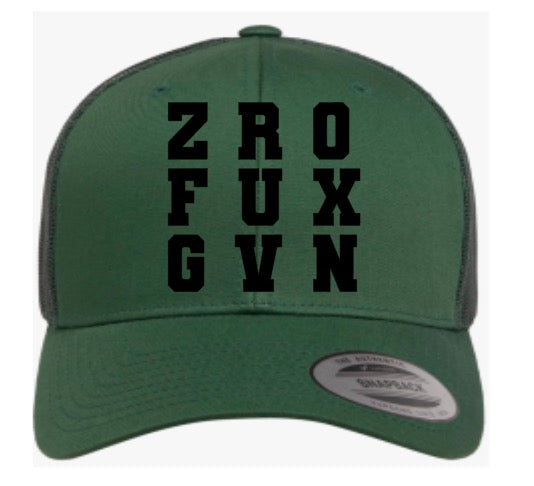 ZRO FUX GVN (Snap back)