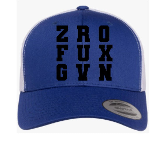 ZRO FUX GVN (Snap back)
