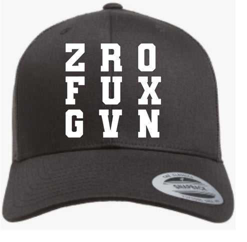 ZRO FUX GVN (Snap back)